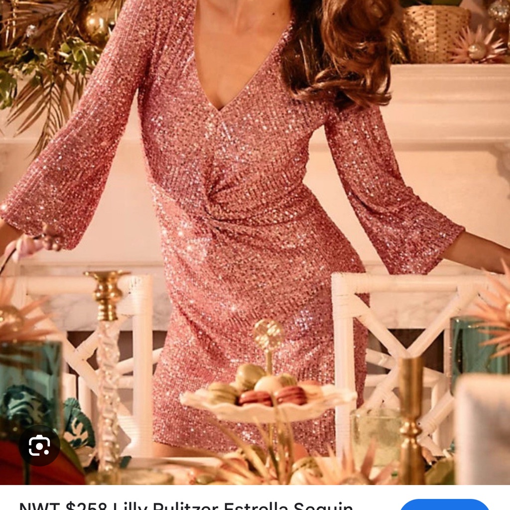 Pink Sequin Dress